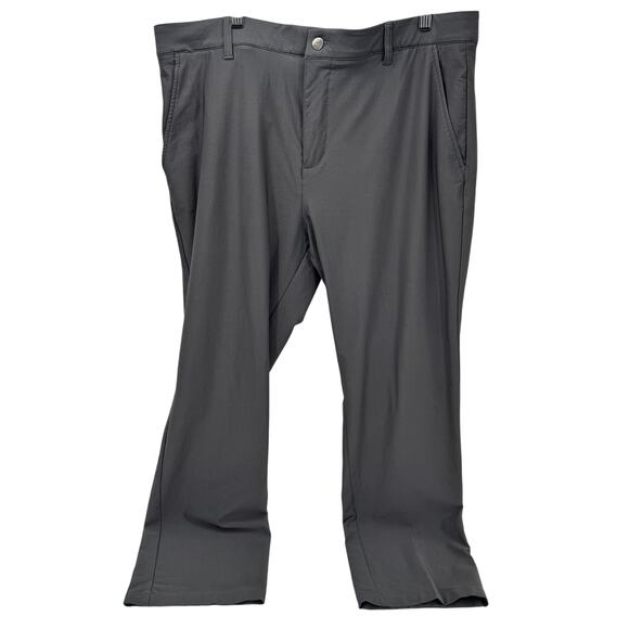 adidas Golf Pants Mens 38x32 (39x29 ACTUAL) Gray Ultimate365 HEMMED - Picture 2 of 10